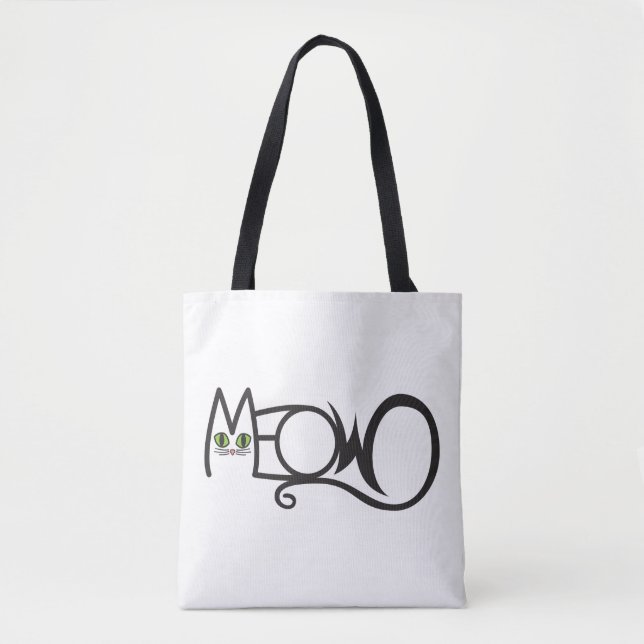 Miau-Katzen-Typografie (Vorderseite)