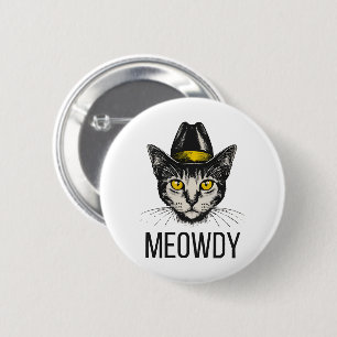 Miau Lustige Katze Button