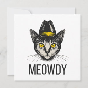 Miau Lustige Katze Einladung