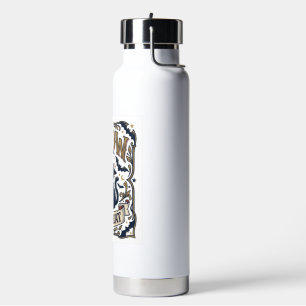 Miau oder Behandle Katze Halloween Gruselige Katze Trinkflasche