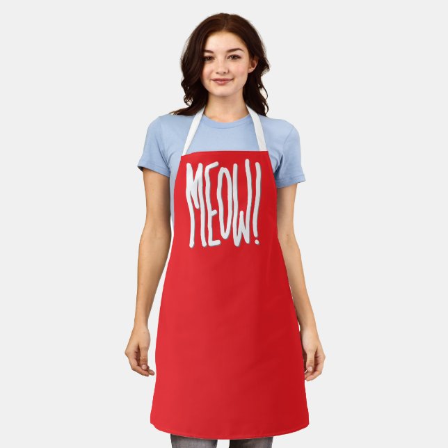 Miau! Schürze (Getragen)