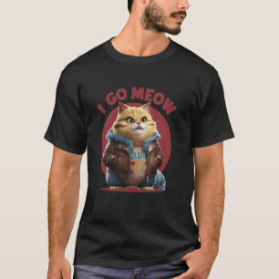 Miau-Singende-Katze-Meme T-Shirt