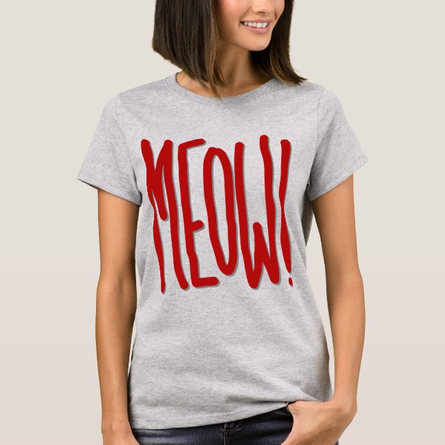 Miau! T-Shirt (Vorderseite)
