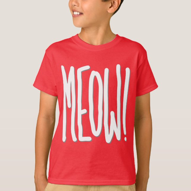 Miau! T-Shirt (Vorderseite)