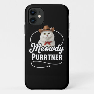 Miauiger Purrtner Lustiger Katzen-Cowboy Western P Case-Mate iPhone Hülle