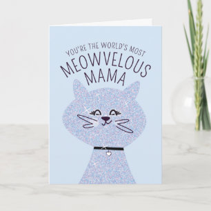 Miauwverherrlichende Mama Katze Karte