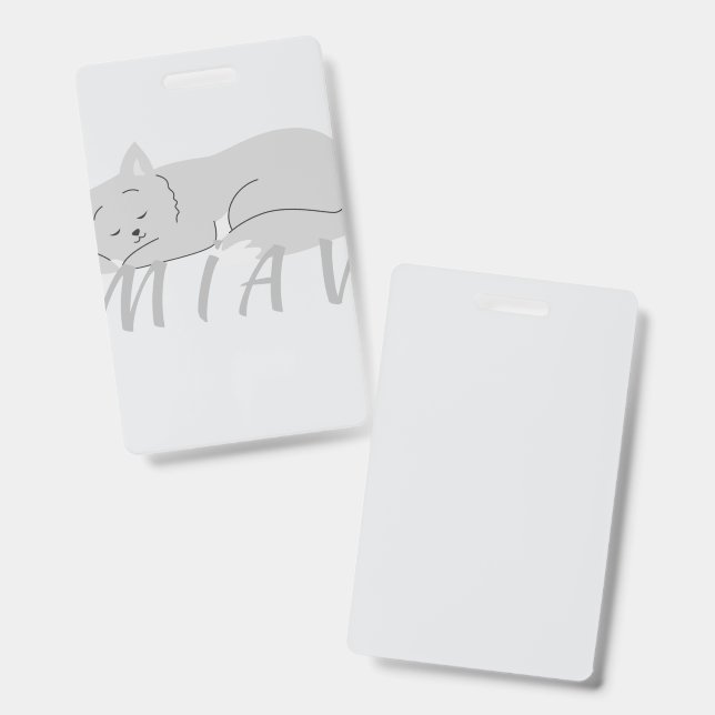 MIAV | EIN WEICHES DESIGN AUSWEIS (Vorder- & Rückseite)