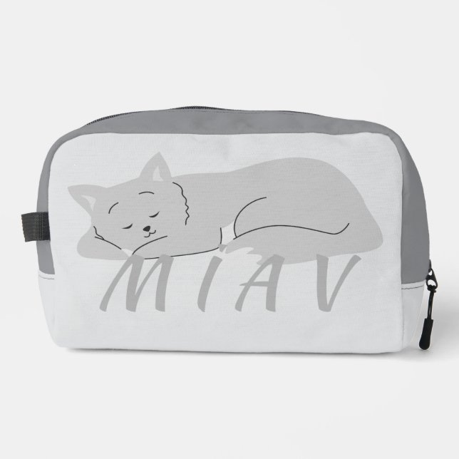 MIAV | EIN WEICHES DESIGN  WASCHBEUTEL (Vorderseite)