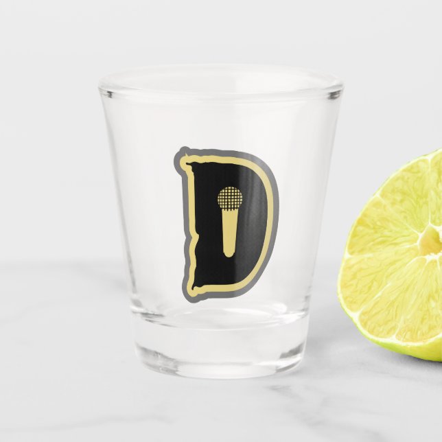 Mic D Logo Shot Schnapsglas (Vorderseite)
