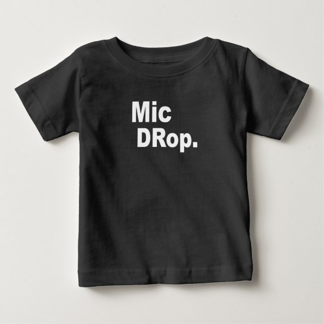 Mic DRop-Set Baby T-shirt (Vorderseite)