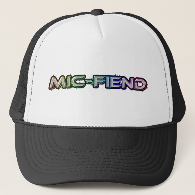 Mic-Fiend Hip Hop Hut Truckerkappe (Vorderseite)