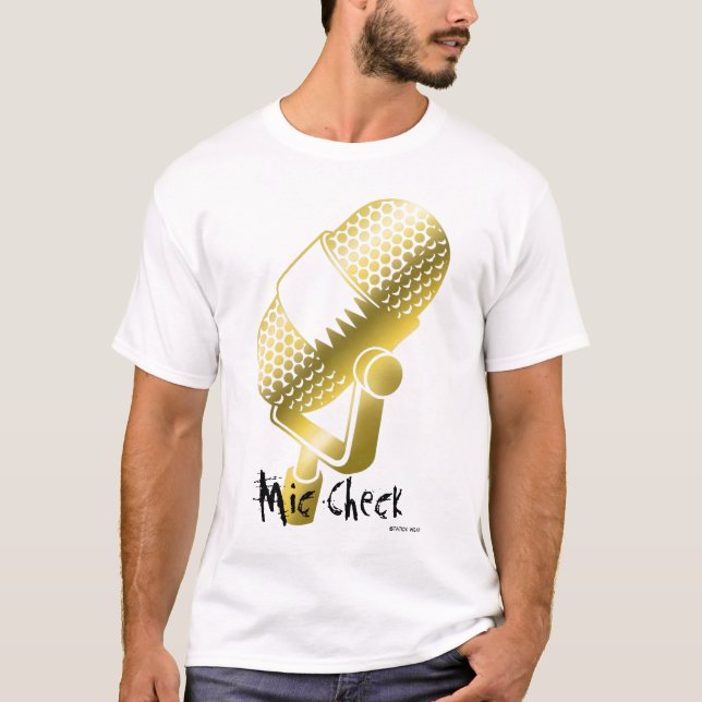Mic-Karo/Statick Abnutzung T-Shirt (Vorderseite)