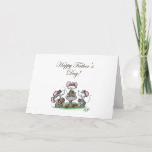 Mic, Mac and Moe's Happy Father's Day Karte