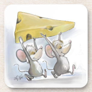 Mic & Mac Bringing im Untersetzer Cork