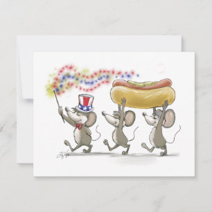 Mic, Mac & Moe's Happy 4. Juli Einladungen