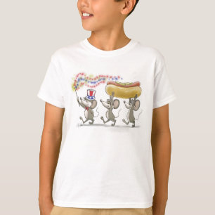 Mic, Mac & Moe's Happy 4. Juli Kinderspiel T - Shi T-Shirt