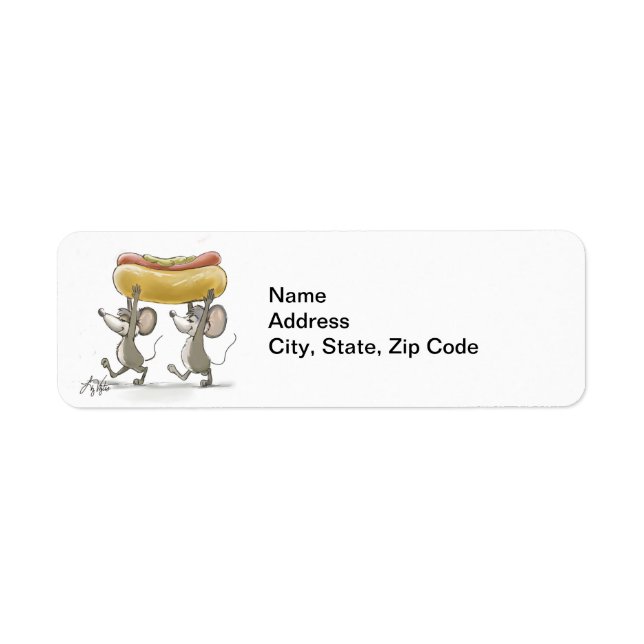 Mic & Mac's Picnic Address Labels (Vorne)