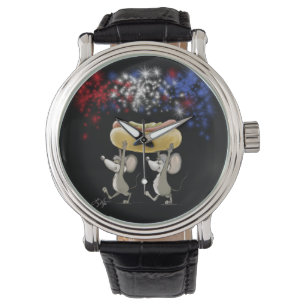 Mic und Mac's 4. Juli Night Watch Armbanduhr
