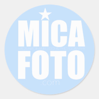 Micafoto-Sticker Runder Aufkleber