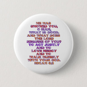 Micah 6:8 button