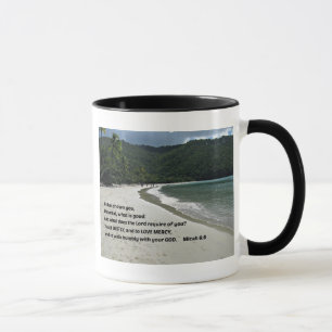 Micah 6:8 Er hat euch gezeigt, o sterblich, .... Tasse