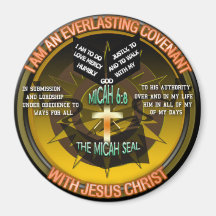 Micah Siegel Large, 3 Zoll Round Magnet