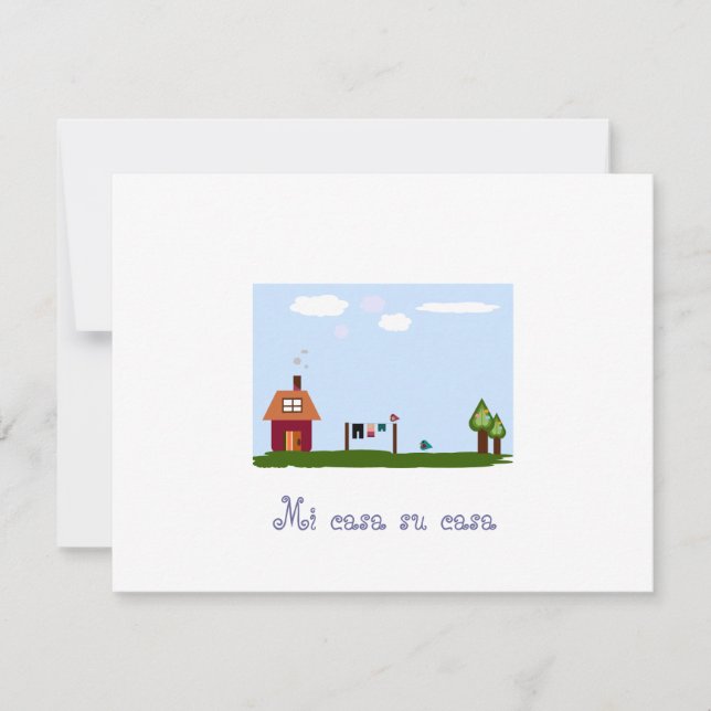 MIcasa-SUcasahaus-Erwärmungseinladung Einladung (Vorderseite)