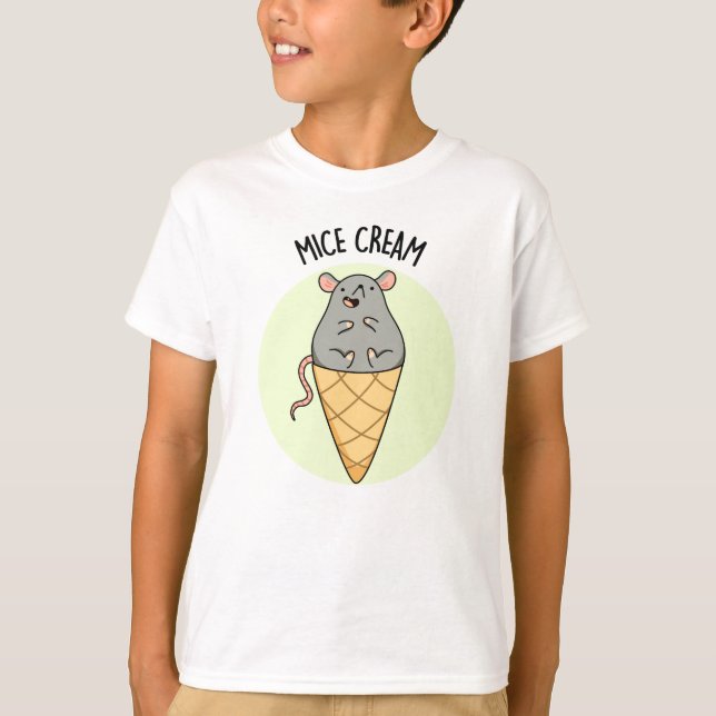 Mice Cream Funny Ice Cream Pub T-Shirt (Vorderseite)