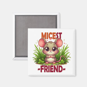 Micest Friend lustige Puppe Niedlich Baby Maus Car Magnet