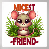 Micest Friend lustige Puppe Niedlich Baby Maus Car
