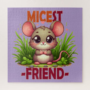 Micest Friend lustige Puppe Niedlich Baby Maus Car Puzzle