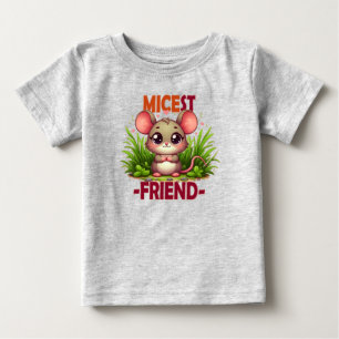 Micest Friend lustige Puppe Niedlich Baby Maus Car T-shirt