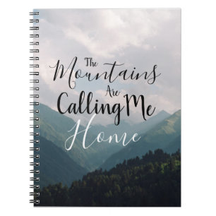 Mich anrufen Mountain View des Zuhause- Notizblock