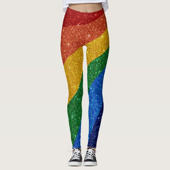 Mich in Zazzle-Leggings aufreißen Leggings (Vorderseite)