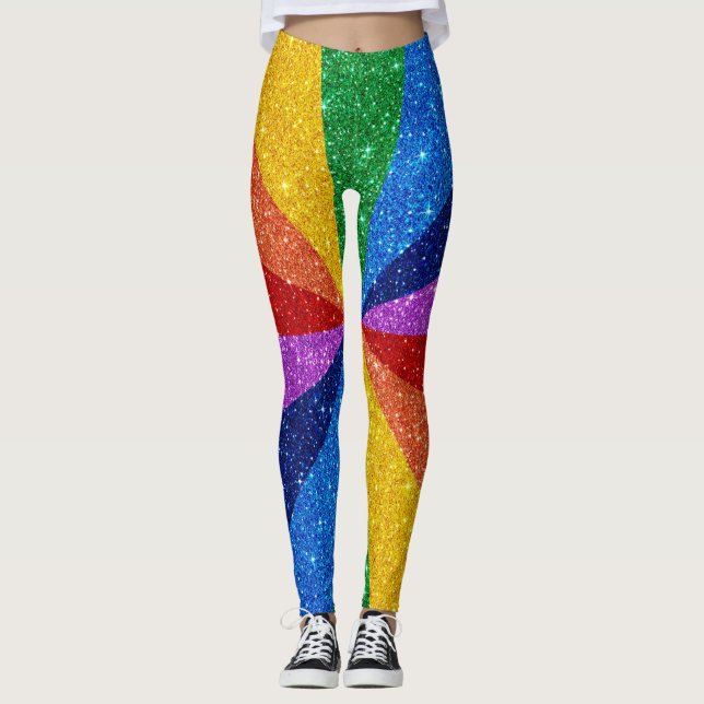 Mich in Zazzle-Leggings aufreißen Leggings (Vorderseite)