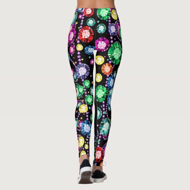 Mich in Zazzle-Leggings aufreißen Leggings (Rückseite)