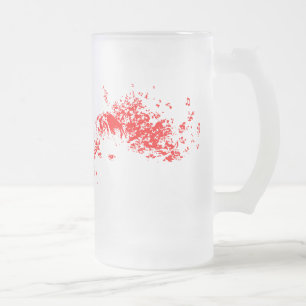 mich sanft töten mattglas bierglas