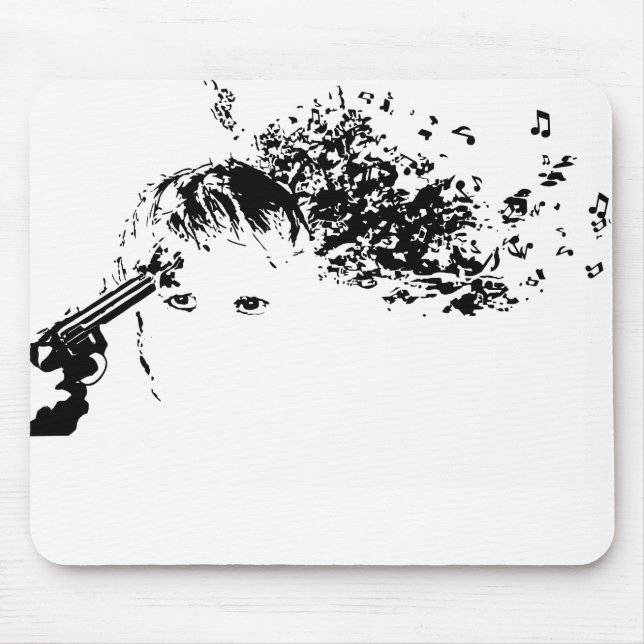 mich sanft töten mousepad (Vorne)