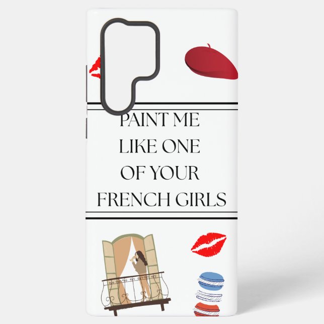 Mich wie eines deiner französischen Mädchen anmale Samsung Galaxy Hülle (Rückseite)