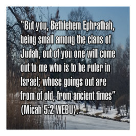 Micha 5:2 WEBU Poster