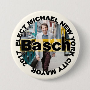 Michael Basch für Bürgermeister Button