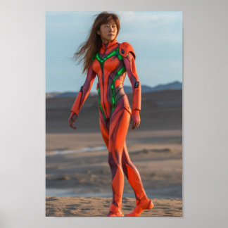 Michael Bay's Evangelion - Asuka Poster