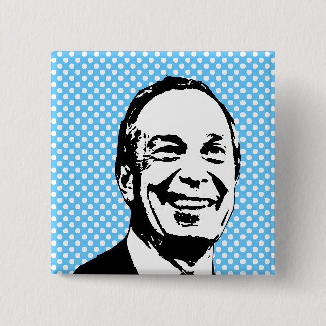 Michael Bloomberg Button (Vorderseite)