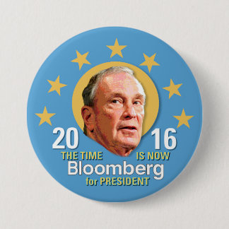 Michael Bloomberg für Präsidenten 2016 Button