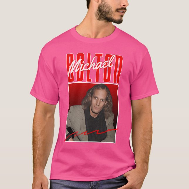 Michael Boltonoriginal Retro T-Shirt (Vorderseite)