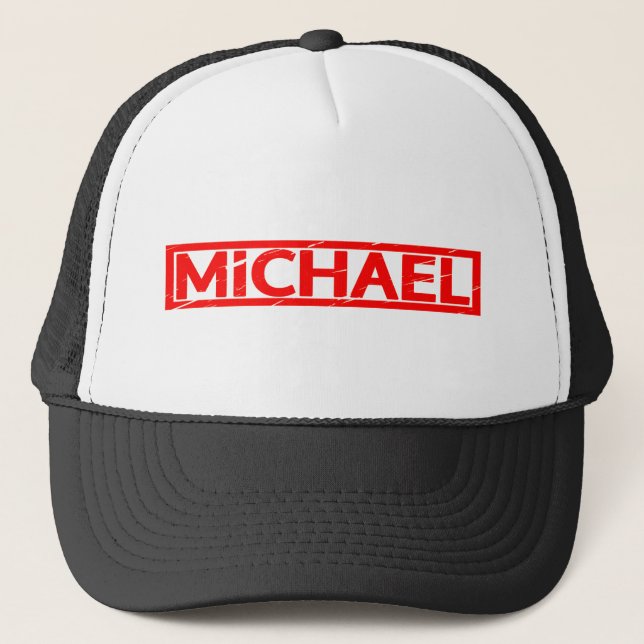 Michael Briefmarke Truckerkappe (Vorderseite)