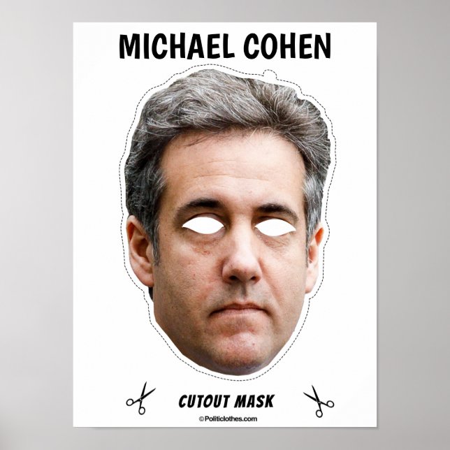 MICHAEL COHEN Halloween Mask Poster (Vorne)
