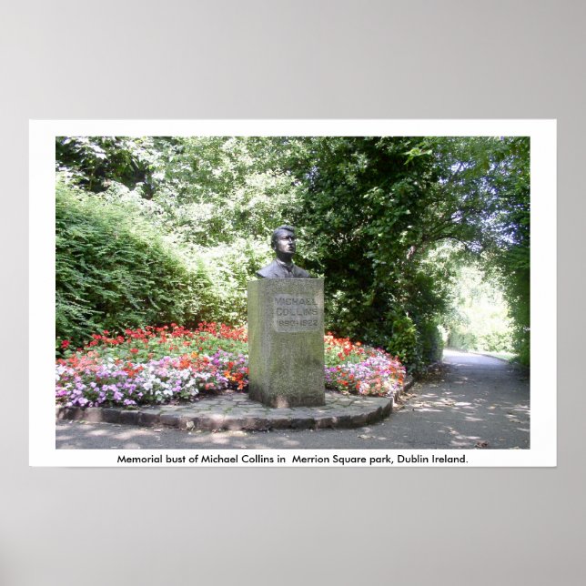 Michael Collins Denkmal, Dublin Poster (Vorne)
