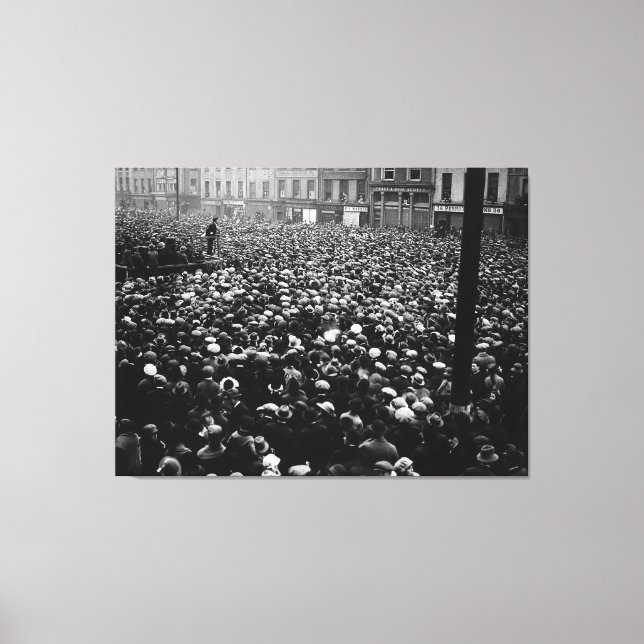 Michael Collins Free Staat Demonstration 1922 Leinwanddruck (Vorderseite)