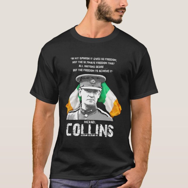 Michael Collins Irish Leader Centenary Ireland 192 T-Shirt (Vorderseite)